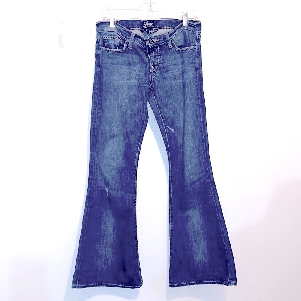 LuckyBrand Lil Maggie Denim 70’s style Boho Jeans